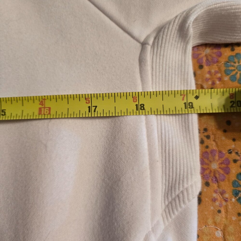 Athleta White Hoodie Size L - Picture 10 of 10